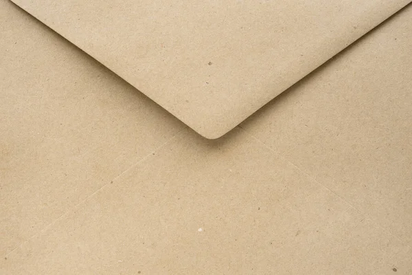 Enveloppe Papier Artisanal Brun Blanc Gros Plan Comme Fond — Photo