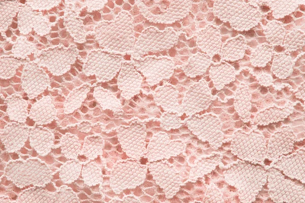Floral Rose Textiel Kant Closeup Als Achtergrond — Stockfoto