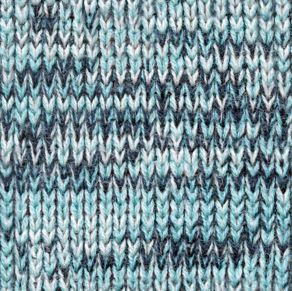 Melange Azul Sem Costura Textura Malha Close Como Fundo — Fotografia de Stock