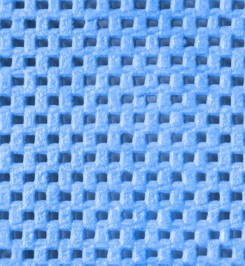 Kusursuz mavi kauçuk paspas dokusu arkaplan olarak yakın plan