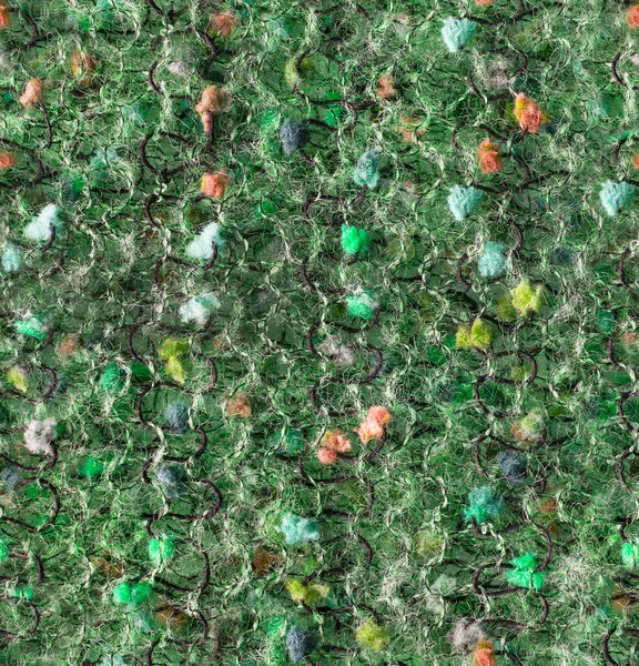 Bezešvé Pletená Textura Textilní Zelené Jako Pozadí — Stock fotografie