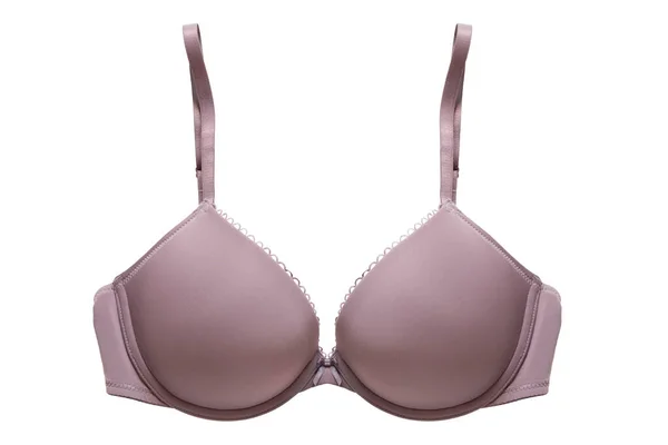 Basic Viola Marrone Push Reggiseno Isolato Bianco — Foto Stock