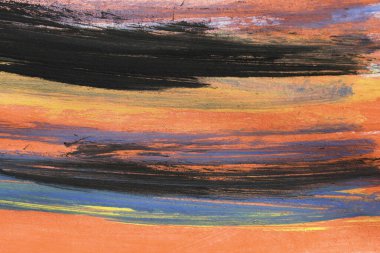 Arkaplan olarak soyut renkli guaj resimleri