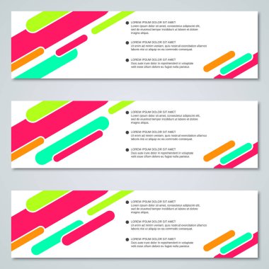 Soyut geometrik afiş kalıp toplama vektör