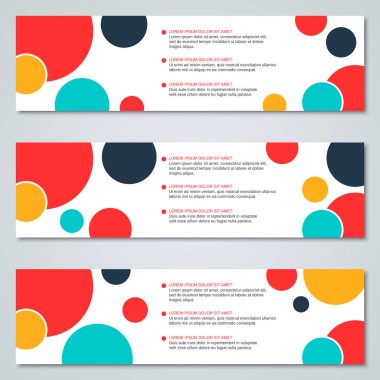 Soyut geometrik afiş kalıp toplama vektör