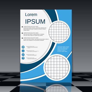 Profesyonel el ilanı vektör tasarım şablonu