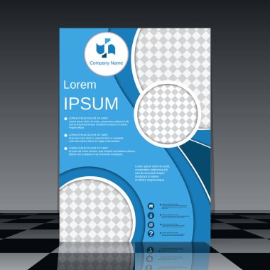 Profesyonel el ilanı vektör tasarım şablonu