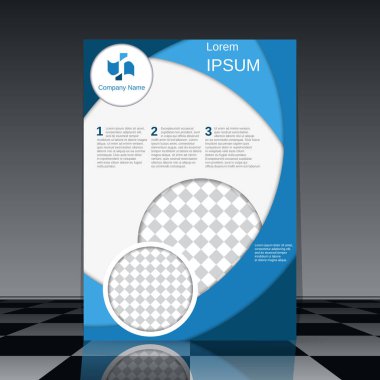 Profesyonel el ilanı vektör tasarım şablonu