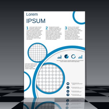 Profesyonel el ilanı vektör tasarım şablonu