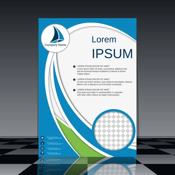 Profesyonel el ilanı vektör tasarım şablonu