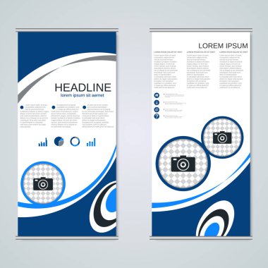 Modern toplu iş afiş şablon vektör