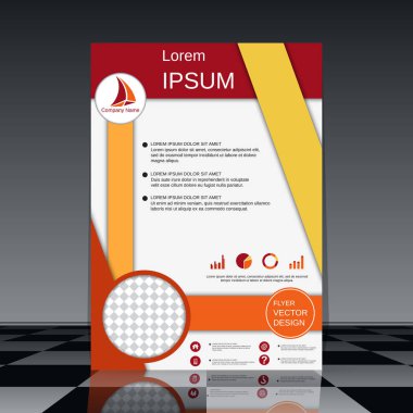 Profesyonel el ilanı vektör tasarım şablonu