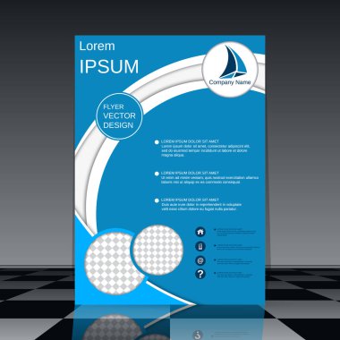 Profesyonel el ilanı vektör tasarım şablonu