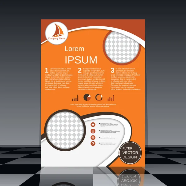 Profesyonel el ilanı vektör tasarım şablonu