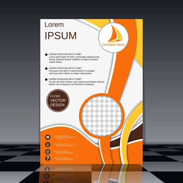 Profesyonel el ilanı vektör tasarım şablonu