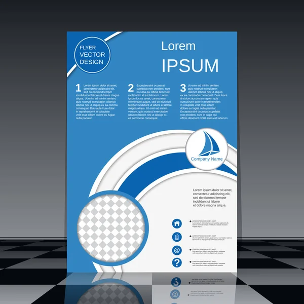 Profesyonel el ilanı vektör tasarım şablonu