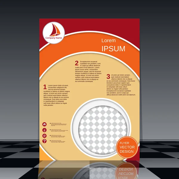 Profesyonel el ilanı vektör tasarım şablonu