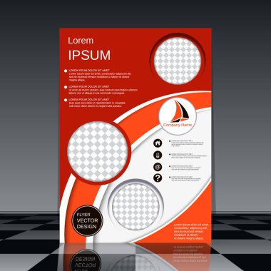 Profesyonel el ilanı vektör tasarım şablonu