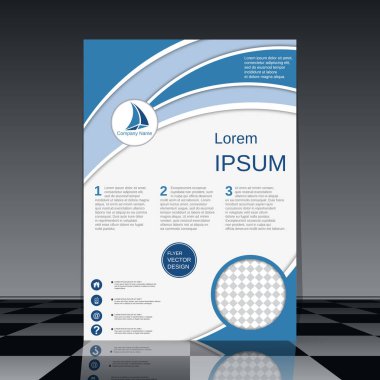 Profesyonel el ilanı vektör tasarım şablonu