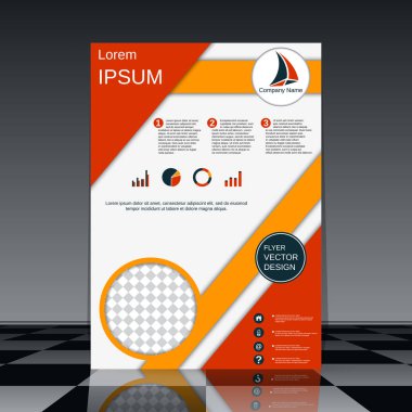 Profesyonel el ilanı vektör tasarım şablonu