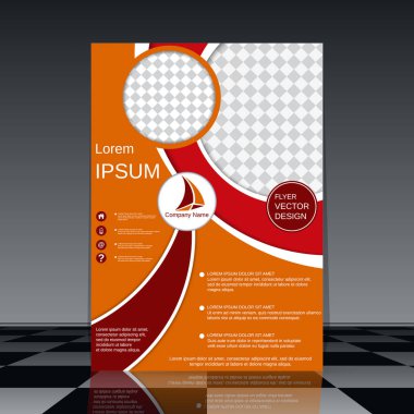 Profesyonel el ilanı vektör tasarım şablonu