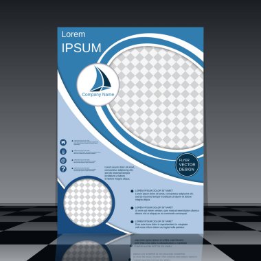 Profesyonel el ilanı vektör tasarım şablonu