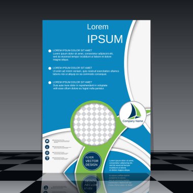 Profesyonel el ilanı vektör tasarım şablonu