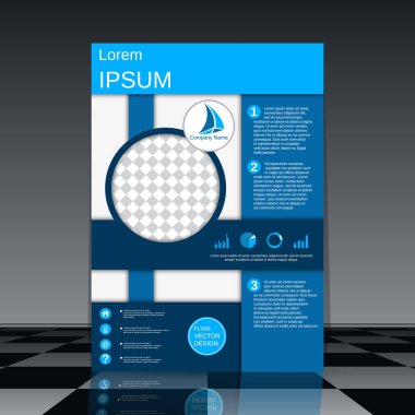 Profesyonel el ilanı vektör tasarım şablonu