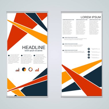 Modern toplu iş afiş şablon vektör