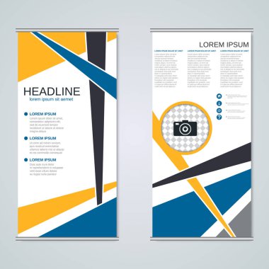 Modern toplu iş afiş şablon vektör