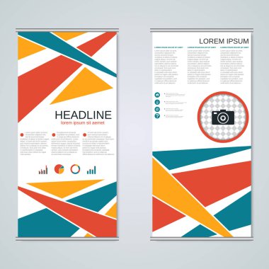 Modern toplu iş afiş şablon vektör