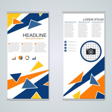 Modern toplu iş afiş şablon vektör