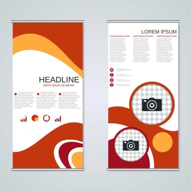 Modern toplu iş afiş şablon vektör