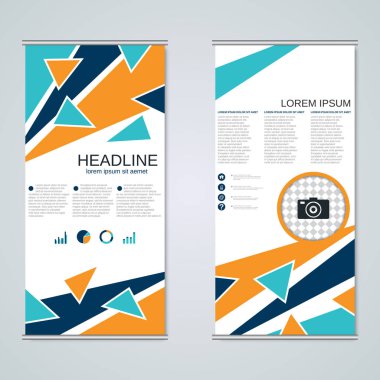 Modern toplu iş afiş şablon vektör