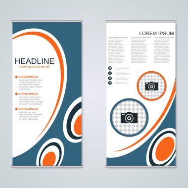 Modern toplu iş afiş şablon vektör