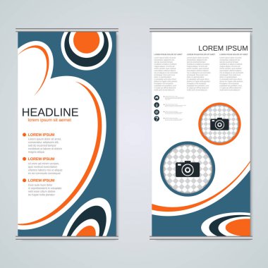 Modern toplu iş afiş şablon vektör