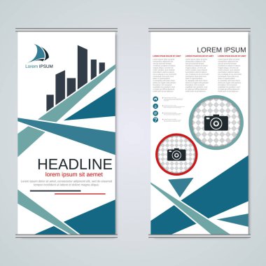 Modern toplu iş afiş şablon vektör