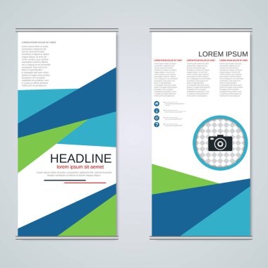 Modern toplu iş afiş şablon vektör