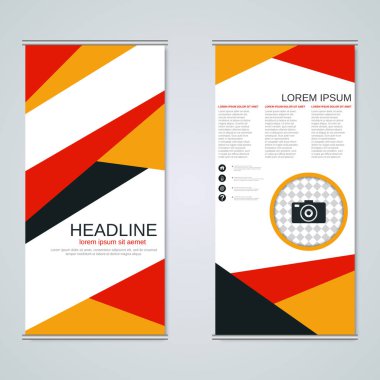 Modern toplu iş afiş şablon vektör