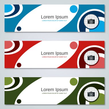 Soyut geometrik afiş kalıp toplama vektör