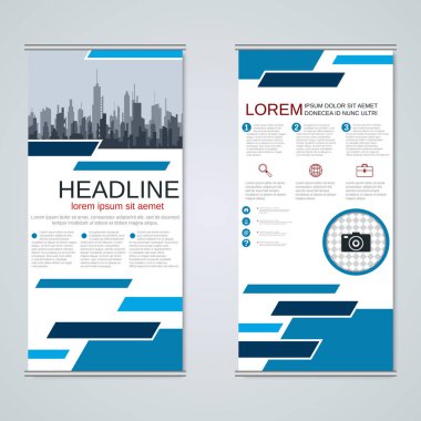 Modern toplu iş afiş şablon vektör