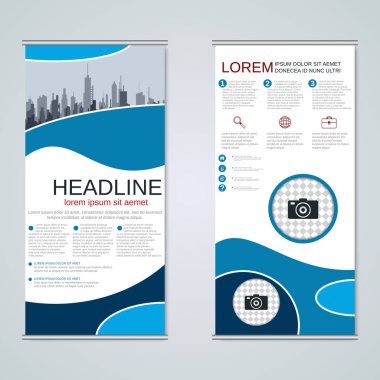 Modern toplu iş afiş şablon vektör