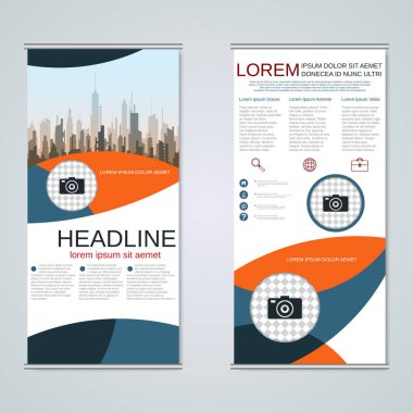 Modern toplu iş afiş şablon vektör