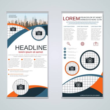 Modern toplu iş afiş şablon vektör