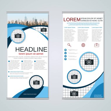 Modern toplu iş afiş şablon vektör