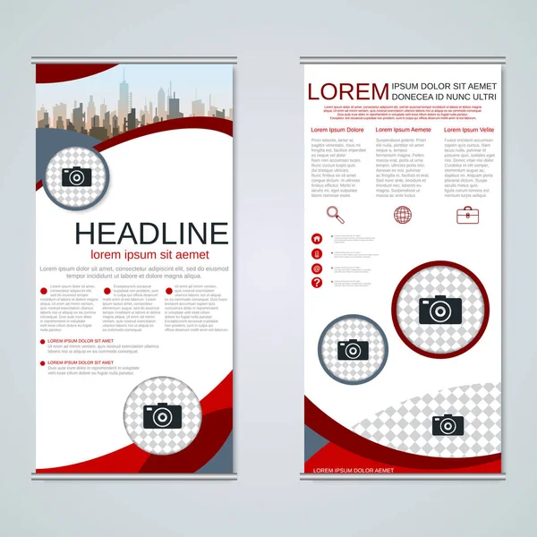 Modern toplu iş afiş şablon vektör