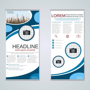 Modern toplu iş afiş şablon vektör