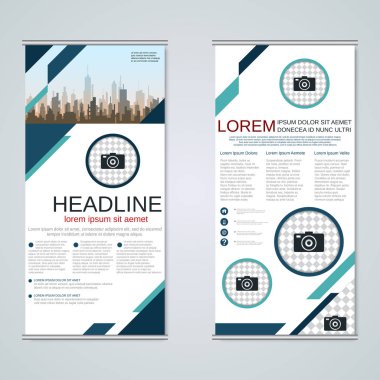 Modern toplu iş afiş şablon vektör