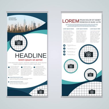 Modern toplu iş afiş şablon vektör