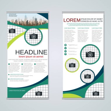 Modern toplu iş afiş şablon vektör